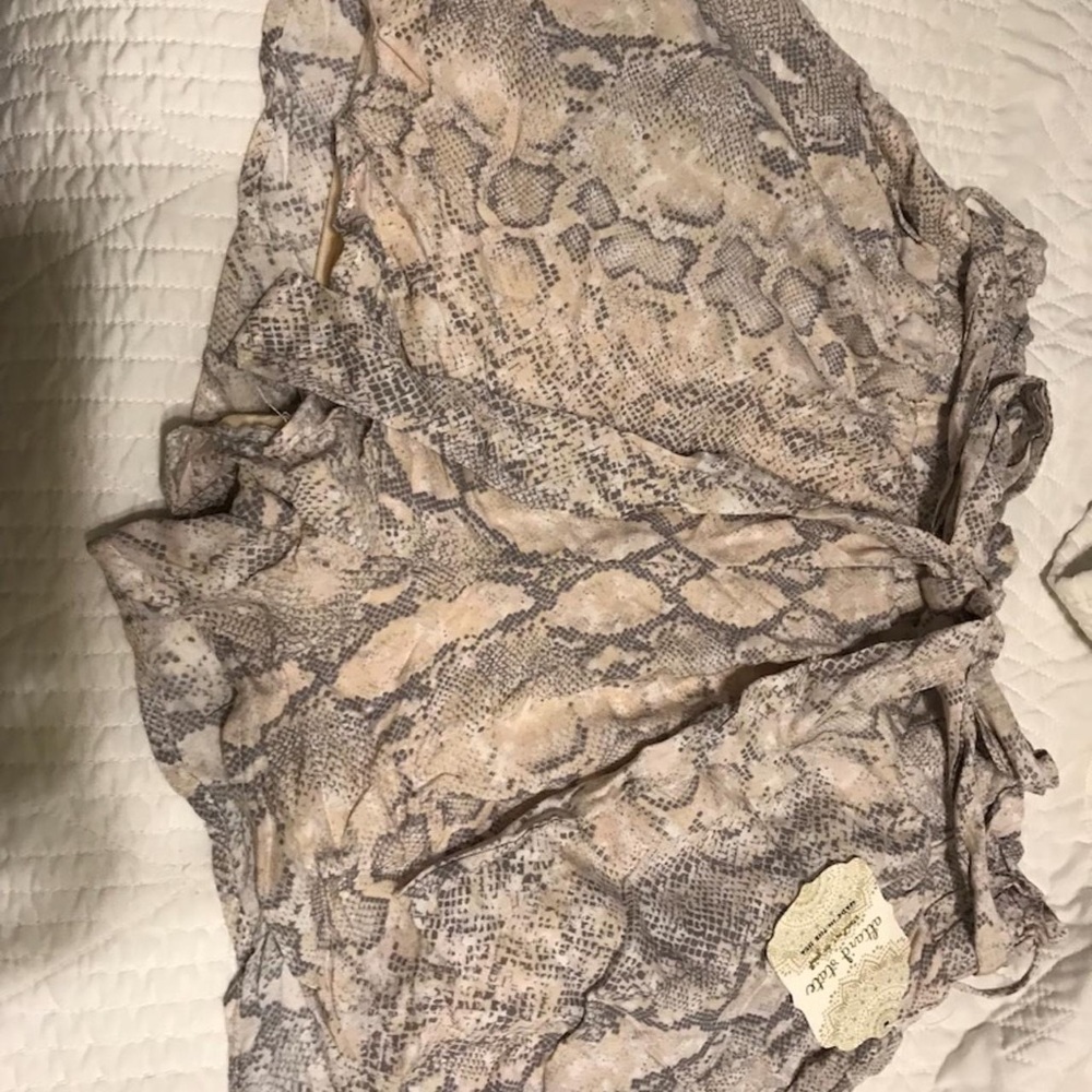 Altar’d State flowy snake skin shorts